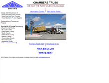 Tablet Screenshot of chamberstruss.com